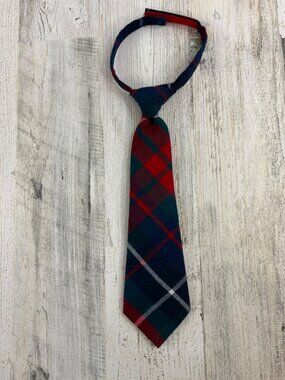 Janie and Jack Baby Boys 0 to 24 M Necktie Wool Tie Christmas Plaid Holiday